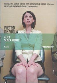 Alice senza niente - Pietro De Viola - copertina