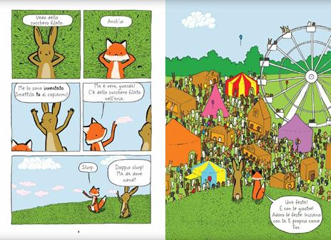 Una nuvola a forma di amico. Fox e Rabbit si divertono un mondo - Beth Ferry - 4