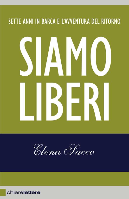 Siamo liberi. Sette anni in barca e l'avventura del ritorno - Elena Sacco - copertina