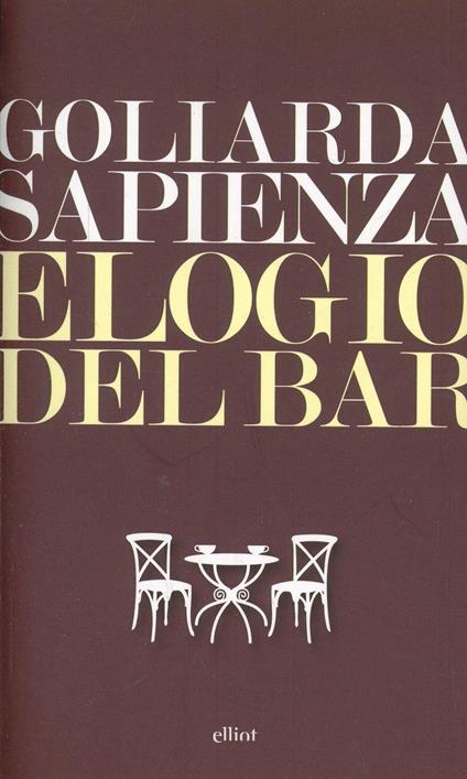 Elogio del bar - Goliarda Sapienza - copertina