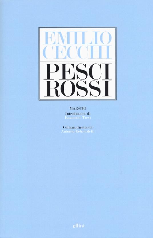 Pesci rossi - Emilio Cecchi - copertina