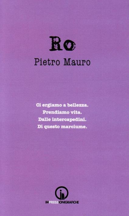 Ro - Pietro Mauro - copertina