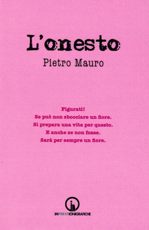 L' onesto - Pietro Mauro - copertina