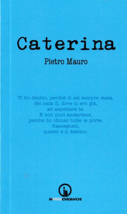 Caterina - Pietro Mauro - copertina