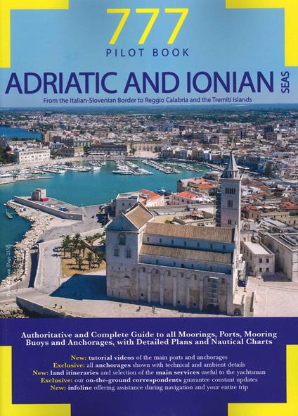 Adriatic and Ionian Seas. From the italian-slovenian border to Reggio Calabria and the Tremiti Islands - copertina