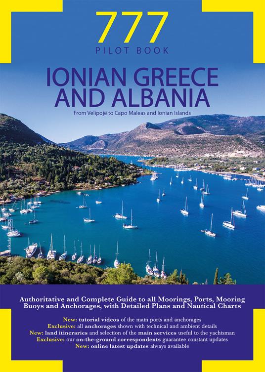 777 ionian Greece and Albania. From Velipojë to Capo Maleas and Ionian Islands - Dario Silvestro,Marco Sbrizzi,Raffaello Merli - copertina
