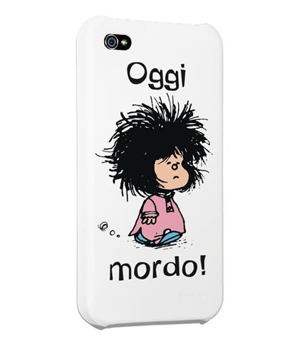 Custodia per iPhone 4 e 4s Mafalda. Oggi mordo