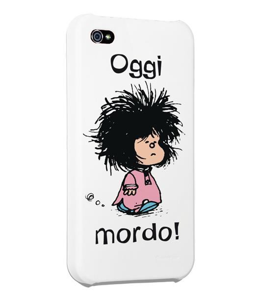 Custodia per iPhone 4 e 4s Mafalda. Oggi mordo