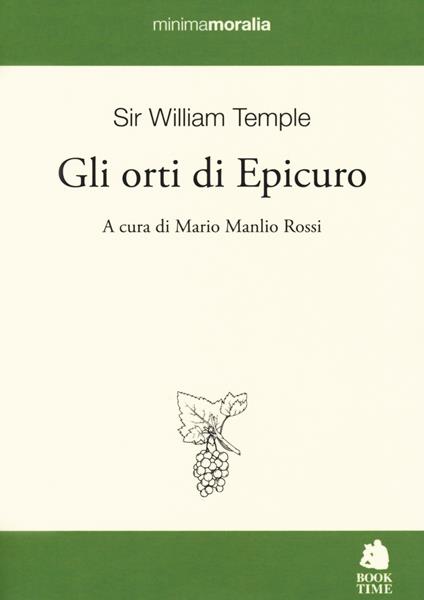 Gli orti di Epicuro. Testo inglese a fronte - William Temple - copertina