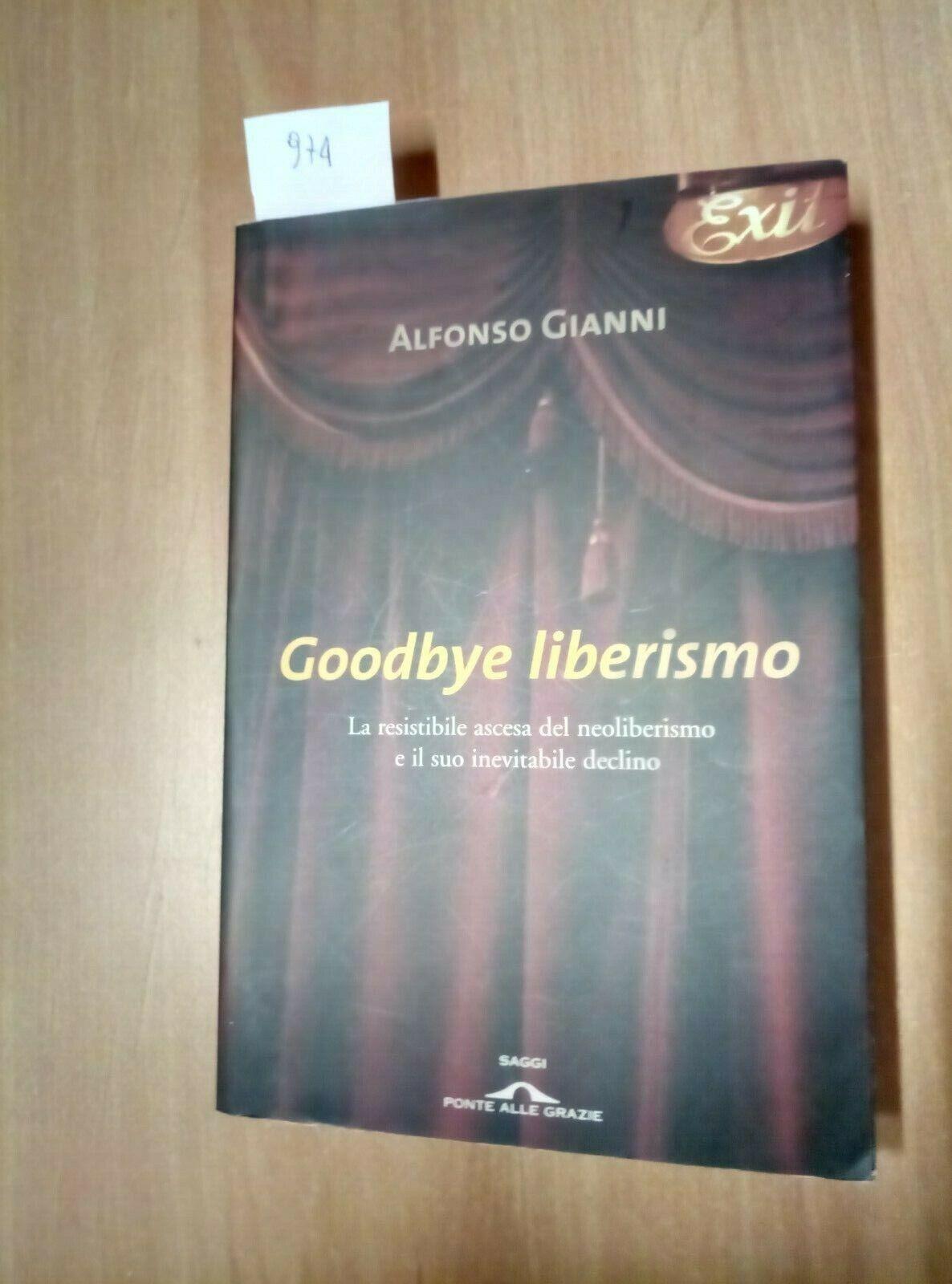 Goodbye liberismo. La resistibile ascesa del neoliberismo e il suo inevitabile declino