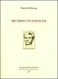 Ricordo di Pasolini - Dario Bellezza - copertina