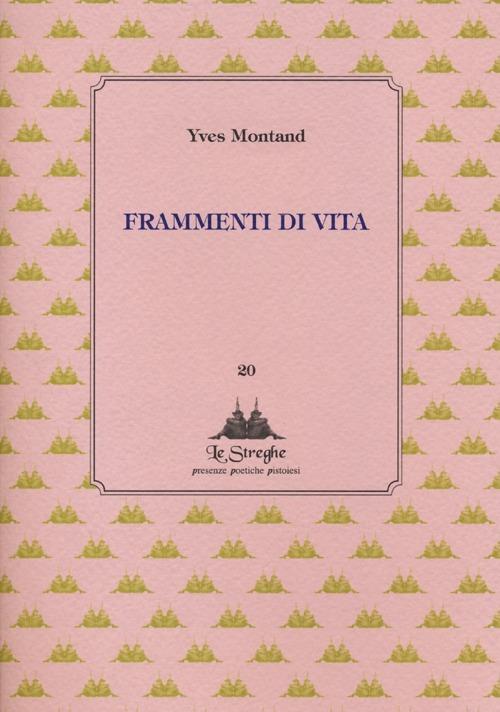 Frammenti di vita - Yves Montand - copertina