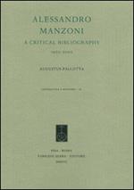 Alessandro Manzoni. A critical bibliography. 1995-2000