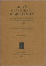 Unità e frammenti di modernità. Arte e scienza nella Roma di Gregorio XIII Boncompagni (1572-1585)