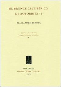 El Bronce celtibérico de Botorrita - Blanca M. Prosper - copertina