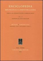 Enciclopedia bruniana e campanelliana. Vol. 2: Giornate di studi (2005-2008).