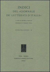 Indici del «Giornale de' Letterati d'Italia». Con DVD - copertina
