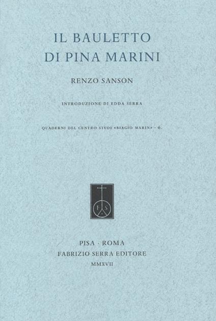 Il bauletto di Pina Marini - Renzo Sanson - copertina