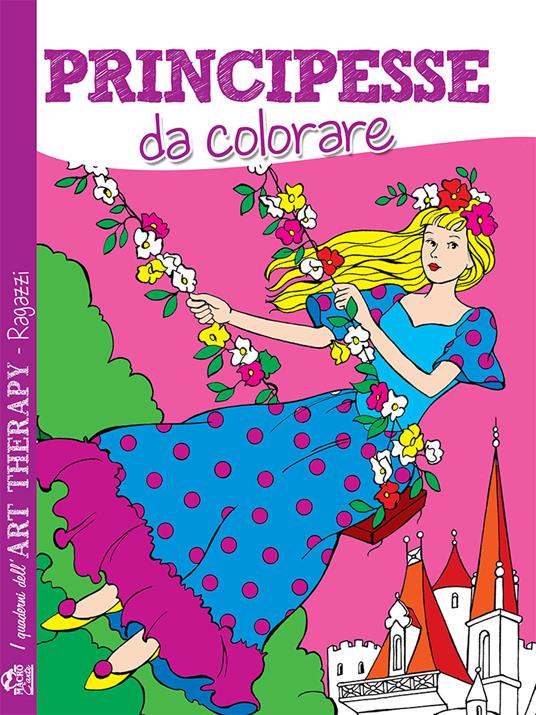 Principesse da colorare - copertina