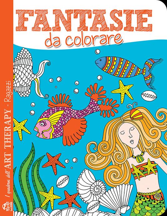 Fantasie da colorare - copertina