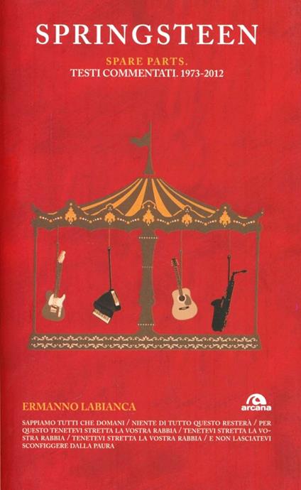 Springsteen. Spare parts. Testi commentati. 1973-2012 - Ermanno Labianca - copertina