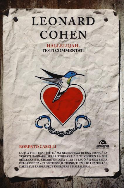 Leonard Cohen. Hallelujiah. Testi commentati - Roberto Caselli - copertina