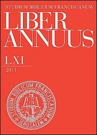 Liber annuus 2011. Ediz. italiana, inglese e tedesca - copertina