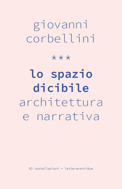 Lo spazio dicibile. Architettura e narrativa - Giovanni Corbellini - copertina