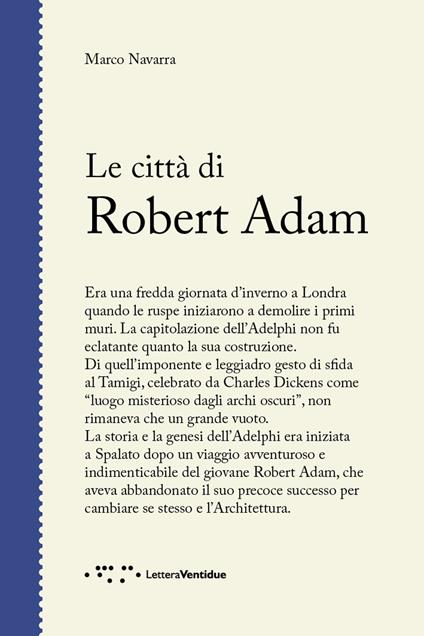 Le città di Robert Adam - Marco Navarra - copertina