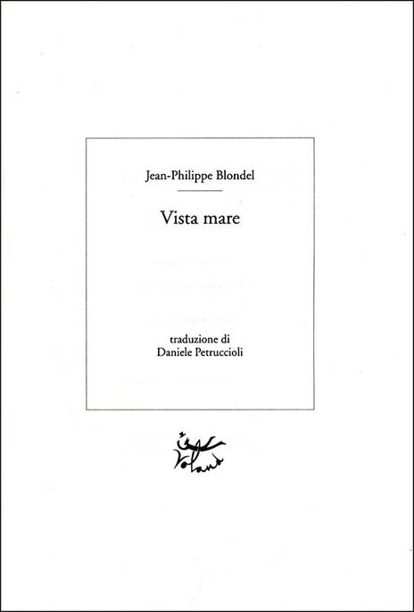 Vista mare - Jean-Philippe Blondel - 2