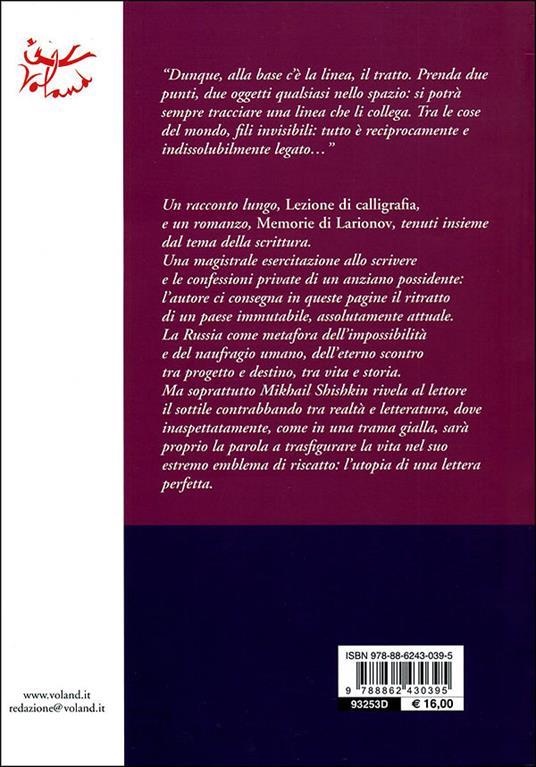 Lezione di calligrafia - Mikhail Shishkin - 5