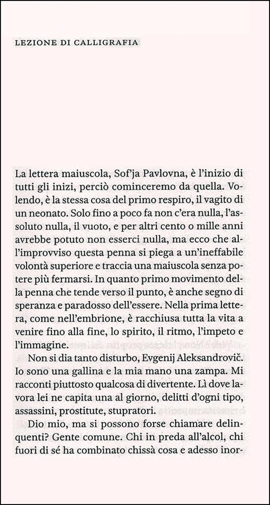 Lezione di calligrafia - Mikhail Shishkin - 4