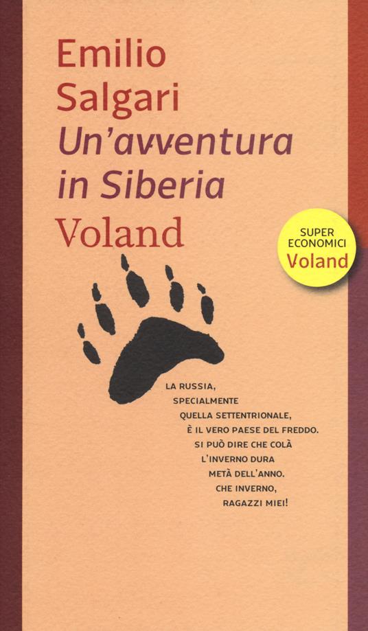 Un' avventura in Siberia - Emilio Salgari - copertina