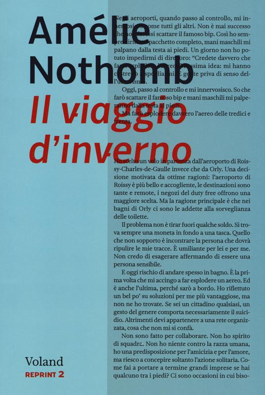 Il viaggio d'inverno - Amélie Nothomb - copertina