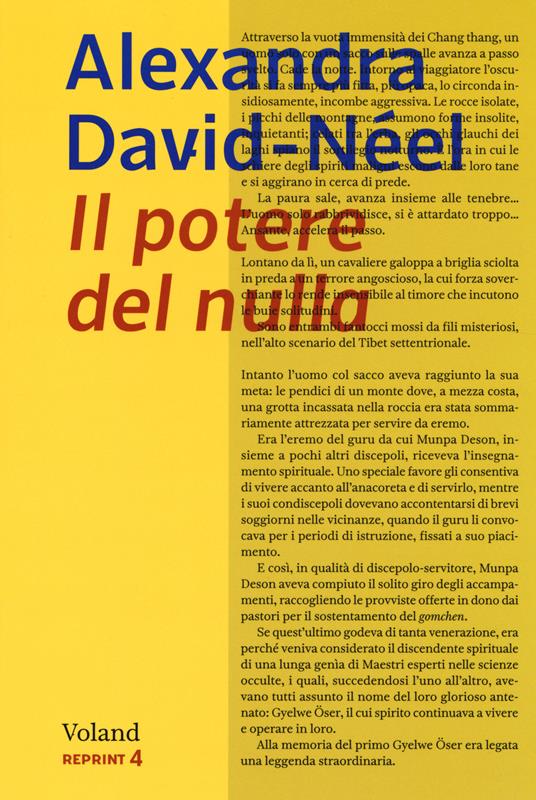 Il potere del nulla - Alexandra David-Néel - copertina