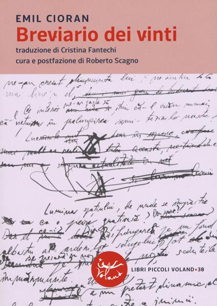 Breviario dei vinti - Emil M. Cioran - copertina