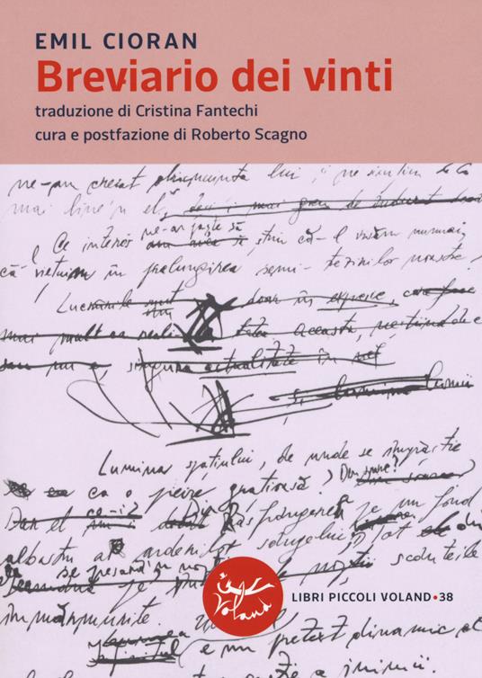 Breviario dei vinti - Emil M. Cioran - copertina