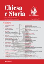 Chiesa e storia. Rivista dell'Associazione Italiana dei Professori di Storia della Chiesa. Vol. 9