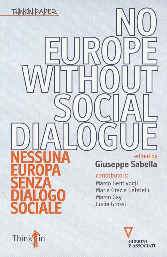 No Europe without social dialogue-Nessuna Europa senza dialogo sociale - copertina