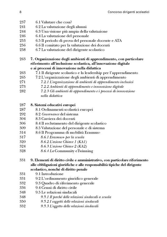 Concorso Dirigenti Scolastici. Manuale per la preparazione. Edizione 2023 - Antonello Giannelli,Raffaella Briani,Sandra Scicolone - 7