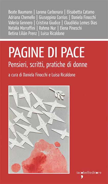 Pagine di pace. Pensieri, scritti, pratiche di donne - copertina
