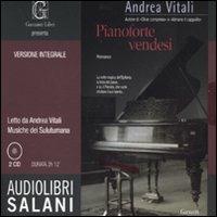 Pianoforte vendesi. Audiolibro. 2 CD Audio - Andrea Vitali - copertina
