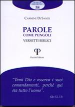 Parole come pungoli. Versetti biblici