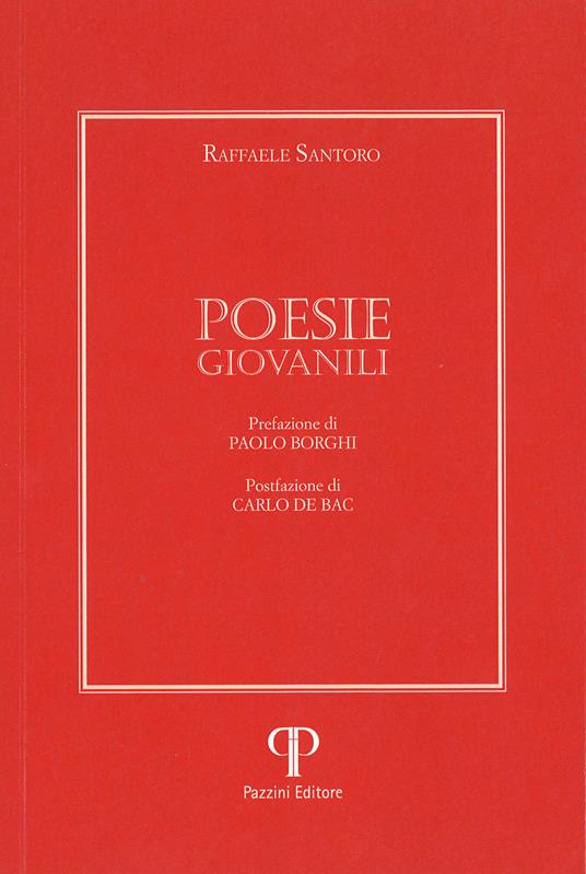 Poesie giovanili - Raffaele Santoro - copertina