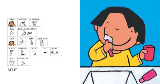 Anna e l'ora della nanna. Libro in simboli. Ediz. a colori - Kathleen Amant - 3