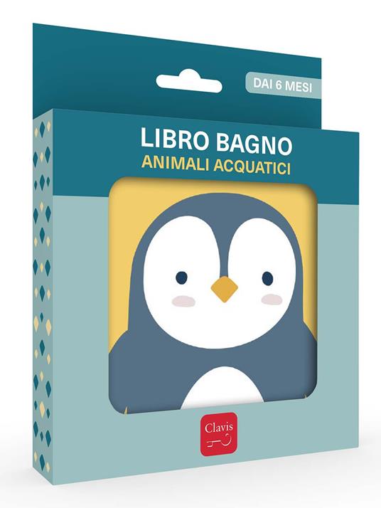 Animali acquatici. Libro bagno. Ediz. a colori - copertina