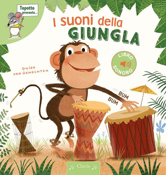 I suoni della giungla. Ediz. a colori - Guido Van Genechten - copertina