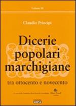 Dicerie popolari marchigiane tra Ottocento e Novecento