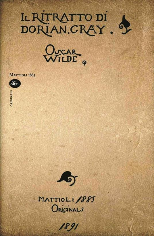 Il ritratto di Dorian Gray - Oscar Wilde - copertina