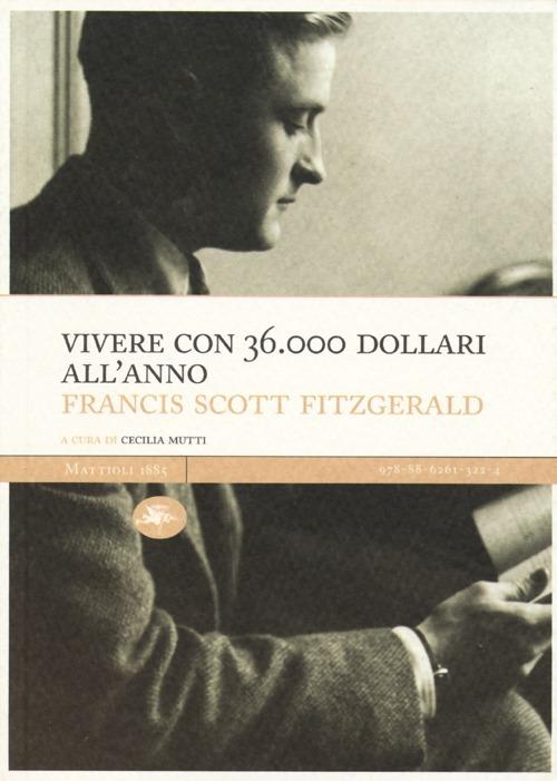 Vivere con 36.000 dollari all'anno - Francis Scott Fitzgerald - copertina